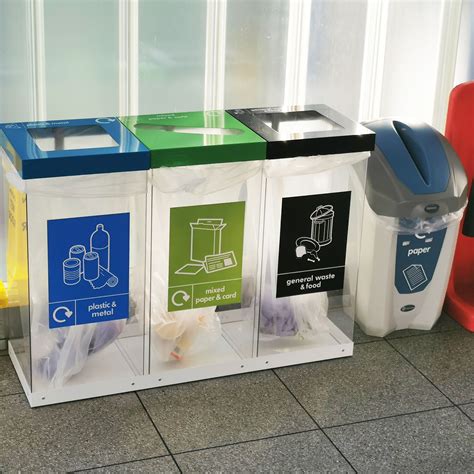 Magical contact trash containers